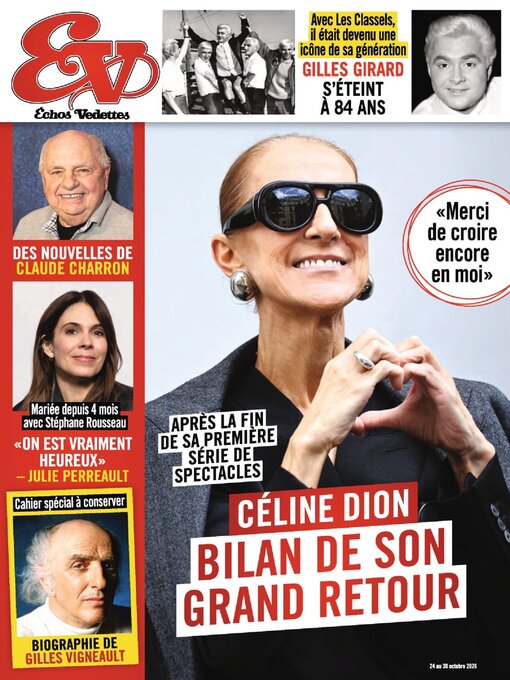 Cover image for Échos Vedettes